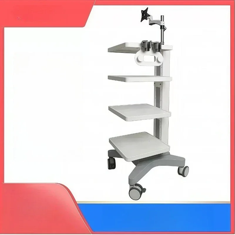 

White Multilayer Trolley Hairstylist Station Makeup Trolley Rolling Storage Serve Wheels Carrello Portaoggetti Family Furniture