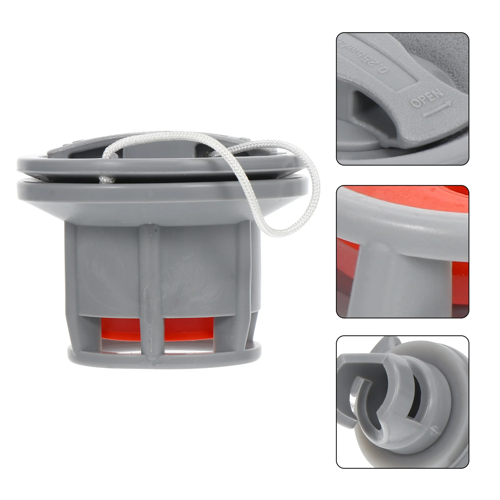 

Durable 8 Hole Inflatable Boat Valve PVC Material Stable Plastic Connector Air Cocks Inflatable Boat Air Valves