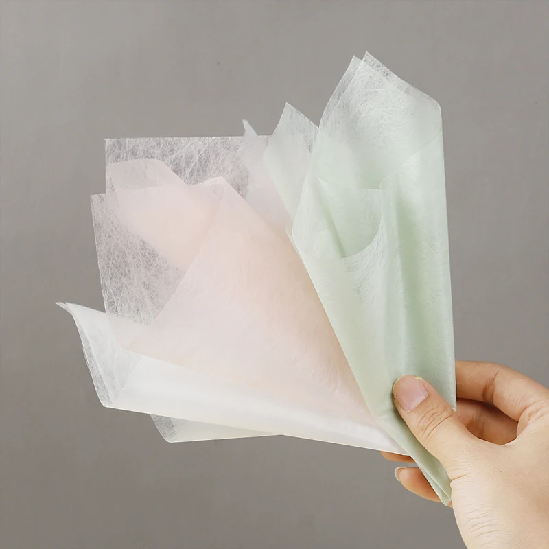 40Pcs Korean Flower Wrapping Paper Floral Bouquet Packaging Material for Wedding Birthday Party Valentines Day Gift Decoration