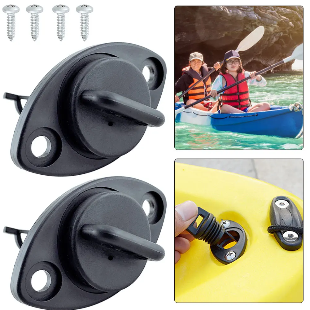 2 قطعة الفولاذ المقاوم للصدأ مركبة بحرية البيضاوي قابس التصريف طوف المسمار ختم المقابس