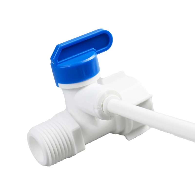 1/2'' Male 1/4 3/8 Tube Water Adapter RO Feed Ball Valve Faucet Water Filter Reverse Osmosis System for Water Purifier Tap