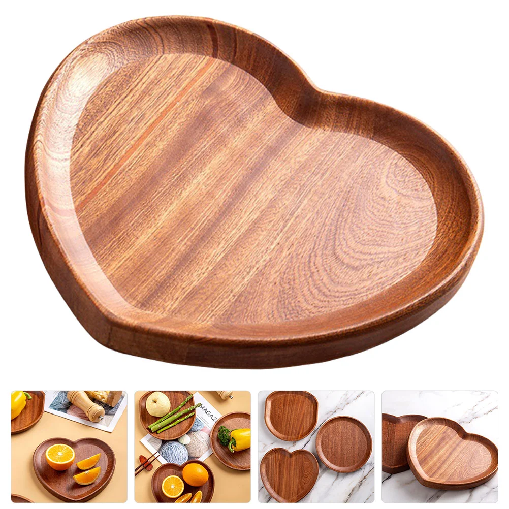 Wooden Pallets Trays Food Board Portable Snack Cake Dessert Plate Fruit Decorative Serving