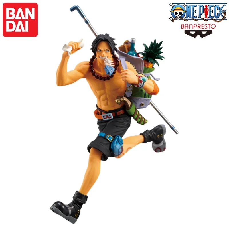 In Stock Bandai Banpresto Original One Piece Luffy Portgas D Ace Sabo Model Doll Brand New Boxed Action Figure Anime Characters