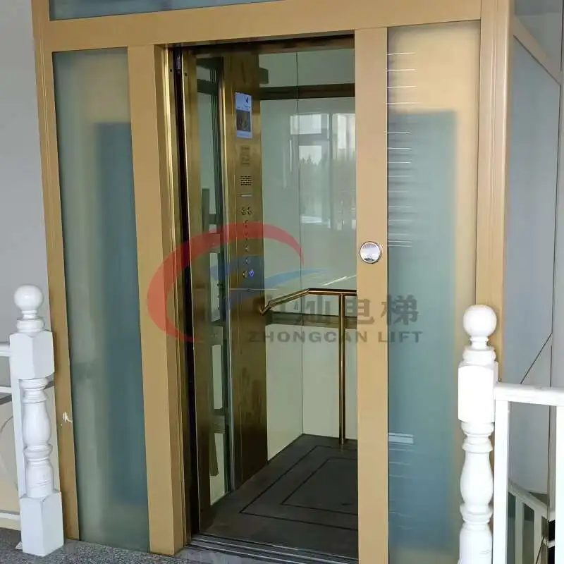 مصاعد الركاب الكهربائية التجارية/Ial 400 كجم معتمدة من CE 2-5 قصص منازل فيلا مصاعد منزلية