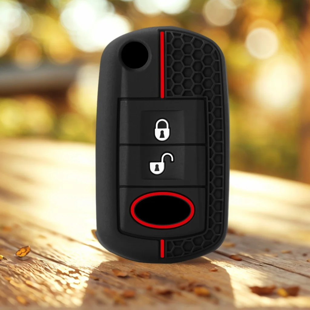 

Силиконовый чехол для автомобильного ключа, брелок для Land Rover Range Rover Sport LR3 Discovery, 3 кнопки, складной ключ