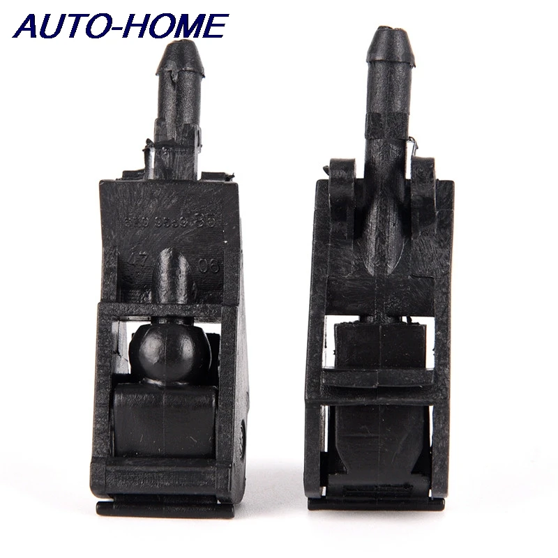 2Pcs Sprinkler Head Car Windshield Wiper Jet Washer Nozzle Fan Shaped Water Spray For Passat B5 Golf Old Bora 4 MK4