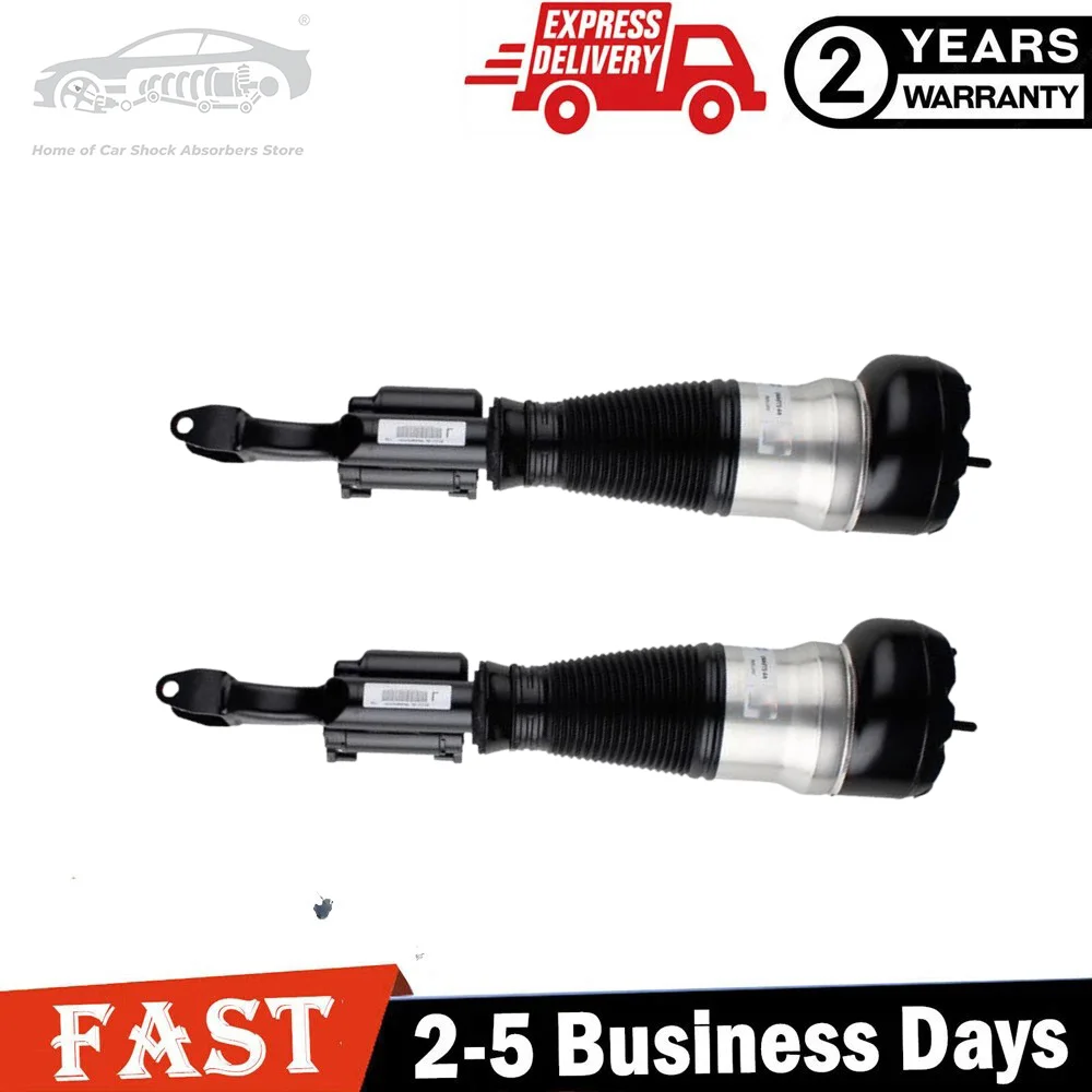 

Pair Front Air Suspension Shock Struts Fit Mercedes W222 X222 S550 S63 AMG 4Matic 2015-2020 A2223208113 A2223202500