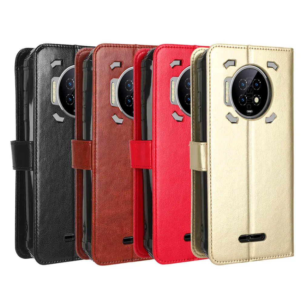 ل Oukitel WP19 حافظة فاخرة فليب محفظة من جلد PU الحبل حامل حافظة ل Oukitel WP19 5G WP 19 OukitelWP19 حقيبة الهاتف #6