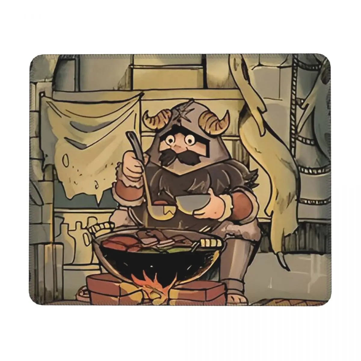 Dungeon Meshi Delicious In Dungeon - Senshi Cooking Multi-size Mouse Pad Computer Keyboard Mouse Mat Gaming PC Laptop Desk Mat