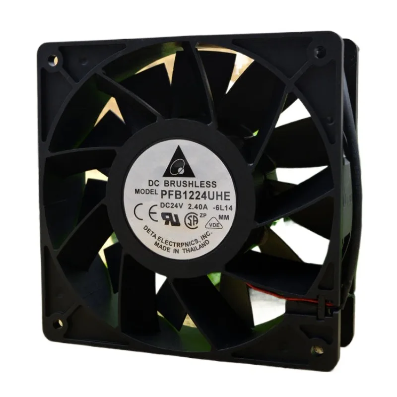 

Delta 12038 PFB1224UHE 24V 2.40A 12CM Large Air Volume Inverter Original Cooling Fan