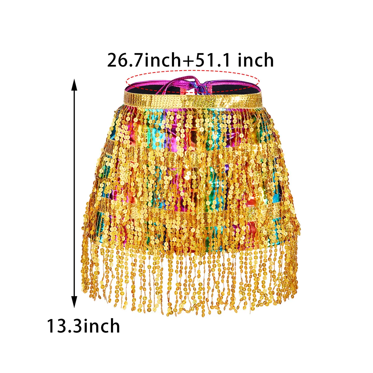 Sequins Tassel Belly Dance Short Skirt Tops Sets For Women Sexy Bra Sparkly Fringe Bikini Suit Festival Party Beach Rave Outfits