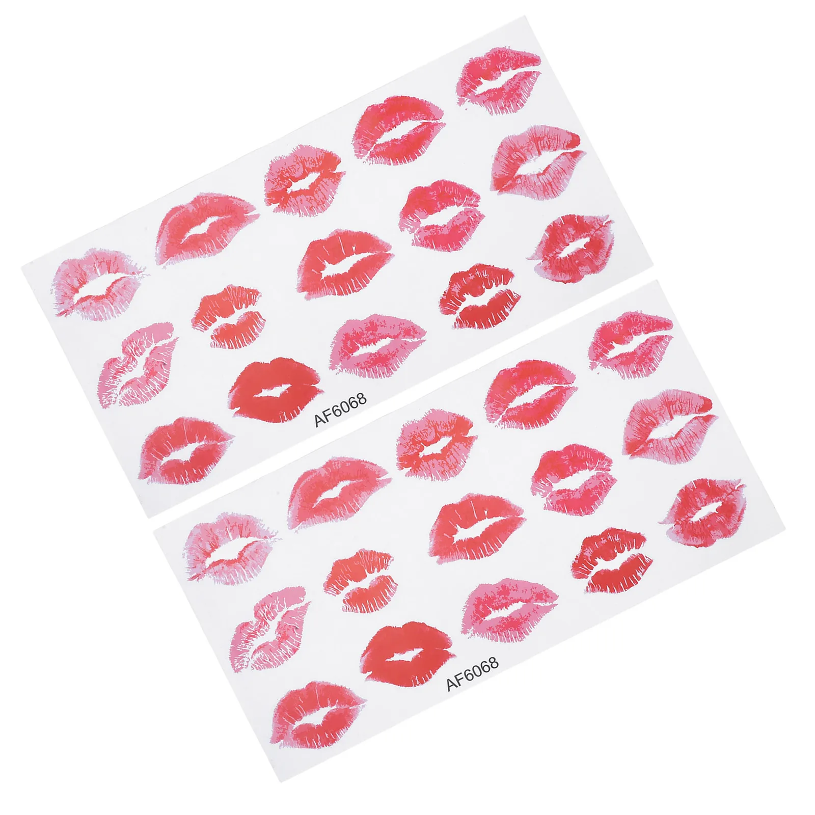 

2pcs Red Lip Wall Decal Adhesive Sticker Self Adhesive No Glue Home Decor Lip Valentine Valentine Wall Decor Decal Art