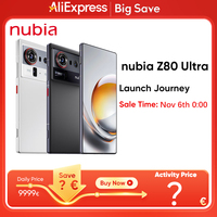 ZTE nubia Z80 Ultra 5G Smartphon 12+256Gb/16+512Gb/1Tb Global Version Snapdragon 8 Elite Gen 5 7200Mah 6.85'' 144Hz Oled Display 90W Fast Charging 64Mp+50Mp Ai Camera Nfc Google Play