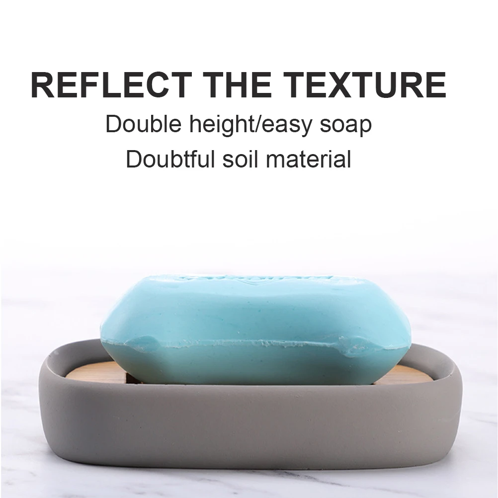 

1Pcs Box Drainer for Bathroom Sink Portable Travel Sanitary Use Assorted Color Soap Dish