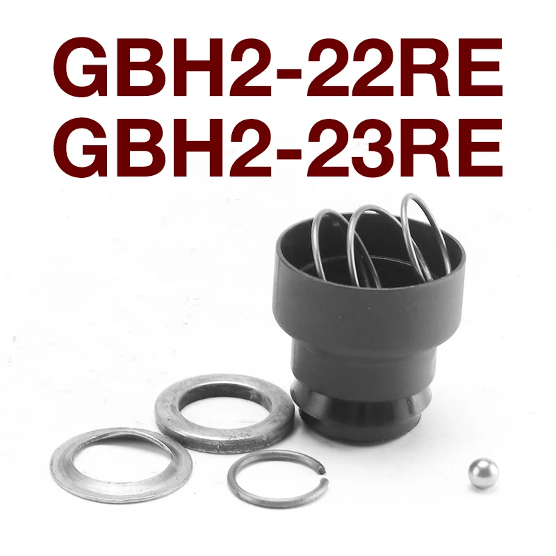 

Collet Bushing Accessories Replacement for Bosch GBH2-22RE GBH2-23RE Power Hammer Power Tool Collet Rubber Front Cover Parts