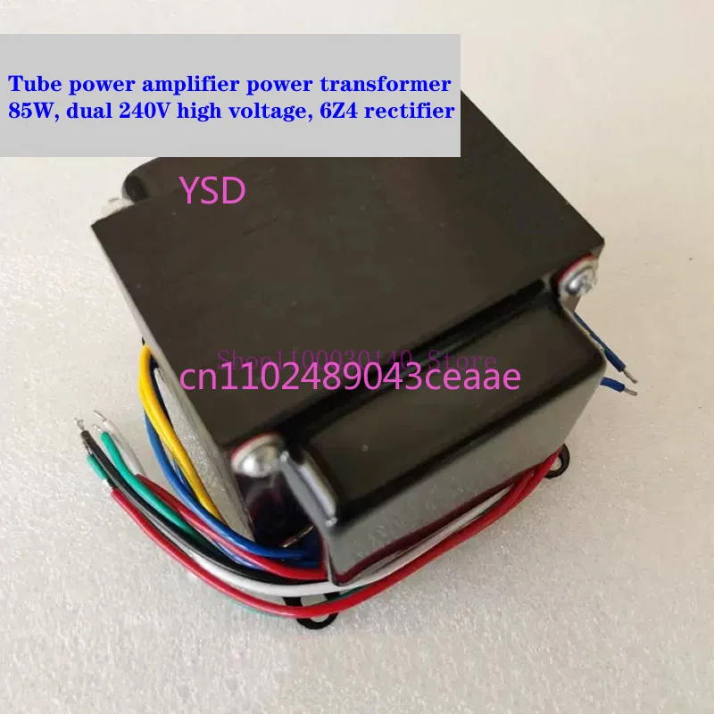 85W Tube Power Transformer Dual 240V 100ma High Voltage 0 6.3V 3A 3.15V 0 3.15V 3A for DIY Repair