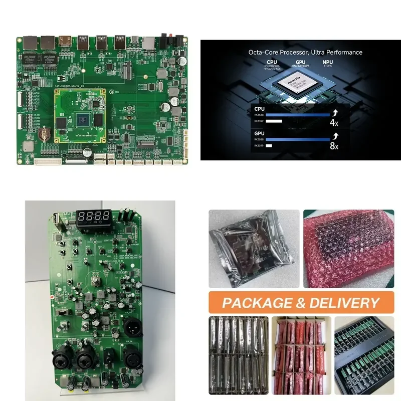 for OEM High Frequency Multilayer PCB PCBA Development Board Single Board Computer with Android Linux OS 2GB LPDDR4 RAM
