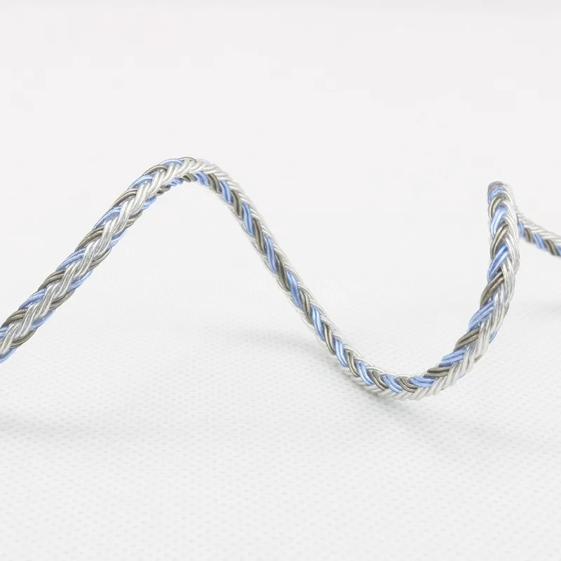 สาย Seejazz 16 Core สายหูฟัง Lizi 6N monocrystalline ทองแดงชุบเงิน224 Core สายหูฟัง3.5 4.4mm fro iems