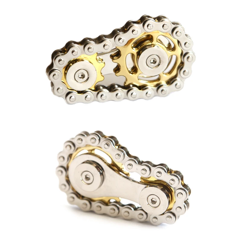 دوار معدني للكبار ، ترس سلسلة ، دوار يدوي ، ألعاب EDC Fidget ، أداة تركيز عالية الدقة ، تخفيف الإجهاد في المكتب ، 7 #5