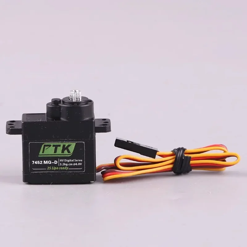 PTK 7452MG-D/6835MG-D/6830MG-D/8462MG-D/7455MG-D 12g-40kg Digital Metal Gear Servo for RC Helicopter Aircraft Model Parts