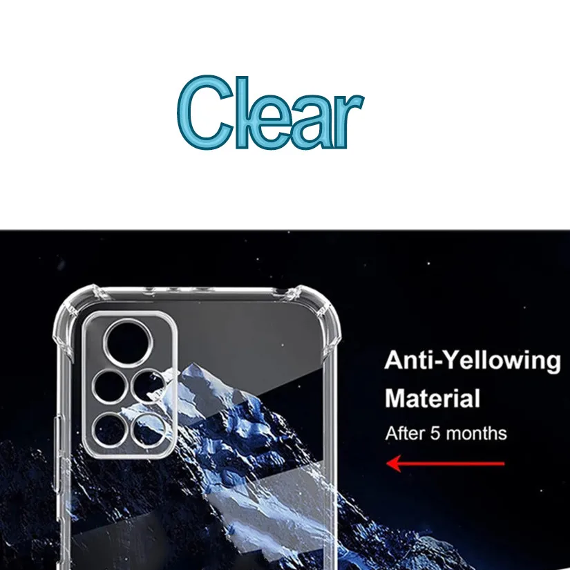 Capa Redmi Note 11 Pro 5G,Silicone Cases For Xiaomi Redmi Note11 Pro Ring Case Clear Shockproof Cover Redmi Note 12 Pro Plus 11S