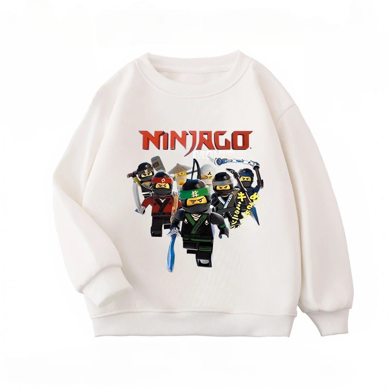 LEGO Ninjago：Masters of Spinjitzu Cartoon Anime periphery Boys and girls round neck pullover Autumn and Winter Children pullover