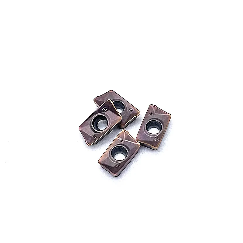 Original ZCC CT Fresagem Inserções, Carboneto Fresagem Inserção, Torneamento CNC, APKT11T308-PM, YBG202, YBG205, Alta Qualidade