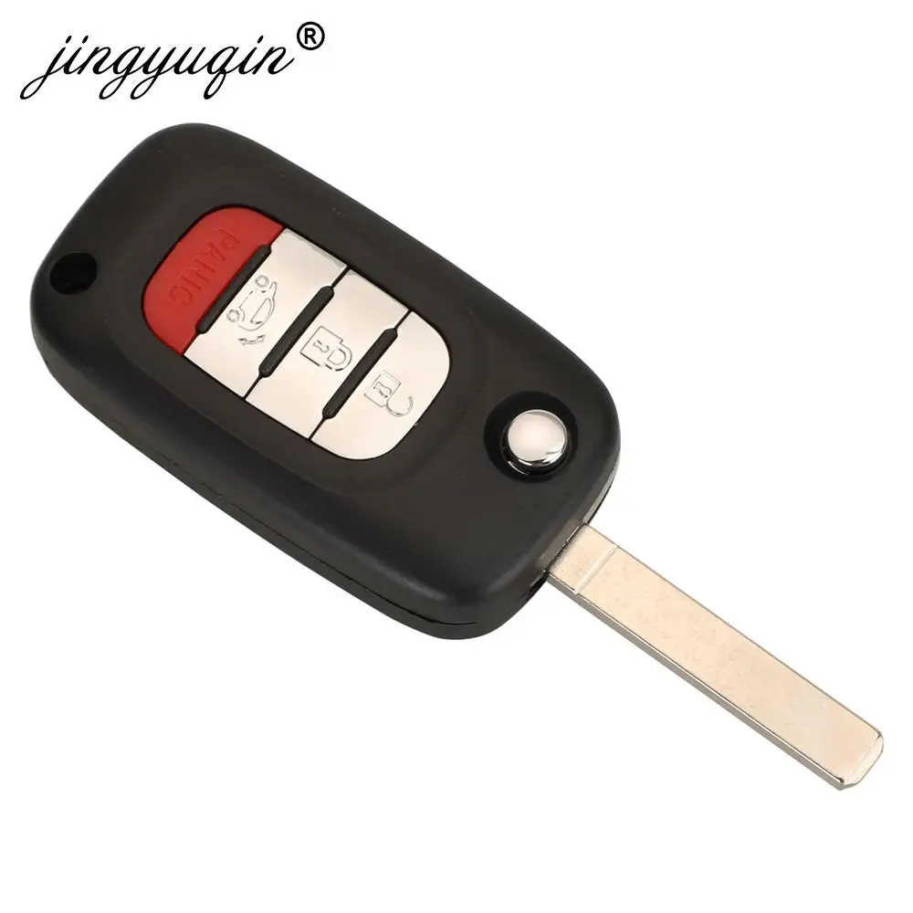 Jingyuqin-Clé de voiture à distance, mise à niveau Flip, Mercedes Benz Smart Fortwo 451 MB City Roadster 3/4 bouton 315/433Mhz 7941, puce ID46