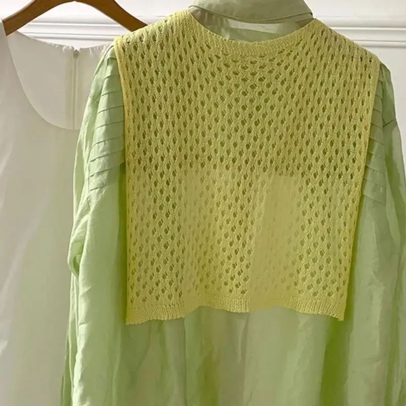 

Openwork Knitted Shrug Shawl Summer Cover Up Shoulder Wrap For Casual Outfit