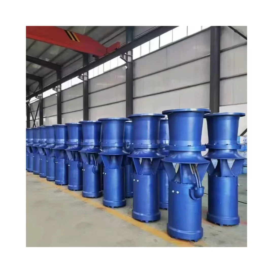 Trench Drain System Filter Large Axial Flow Lift Open Pit Drain Dewatering Vertical Water Pomp Pump