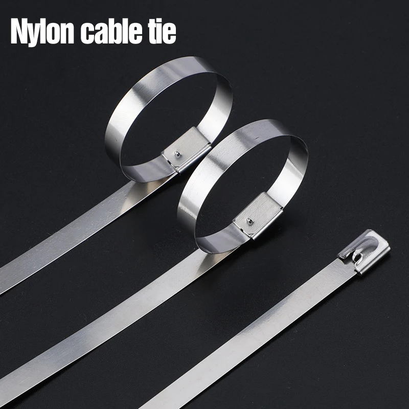 304 stainless steel ship tie self-locking wire bridge metal outdoor anti-oxidation marine wire tie