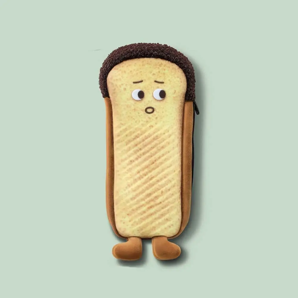 

Storage Bag Travel Organizer Storage Bag Cosmetic Cases Cosmetic Bag Bread Pencil Bag Toast Pencil Cases Student Stationery Box