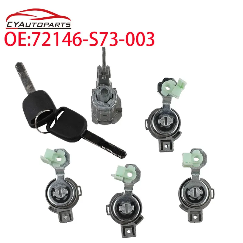 Nuevo Cable de bloqueo de interruptor de encendido con 2 llaves para Honda CR-V Civic Element S2000 Odyssey 72146-S73-003 72146S73003