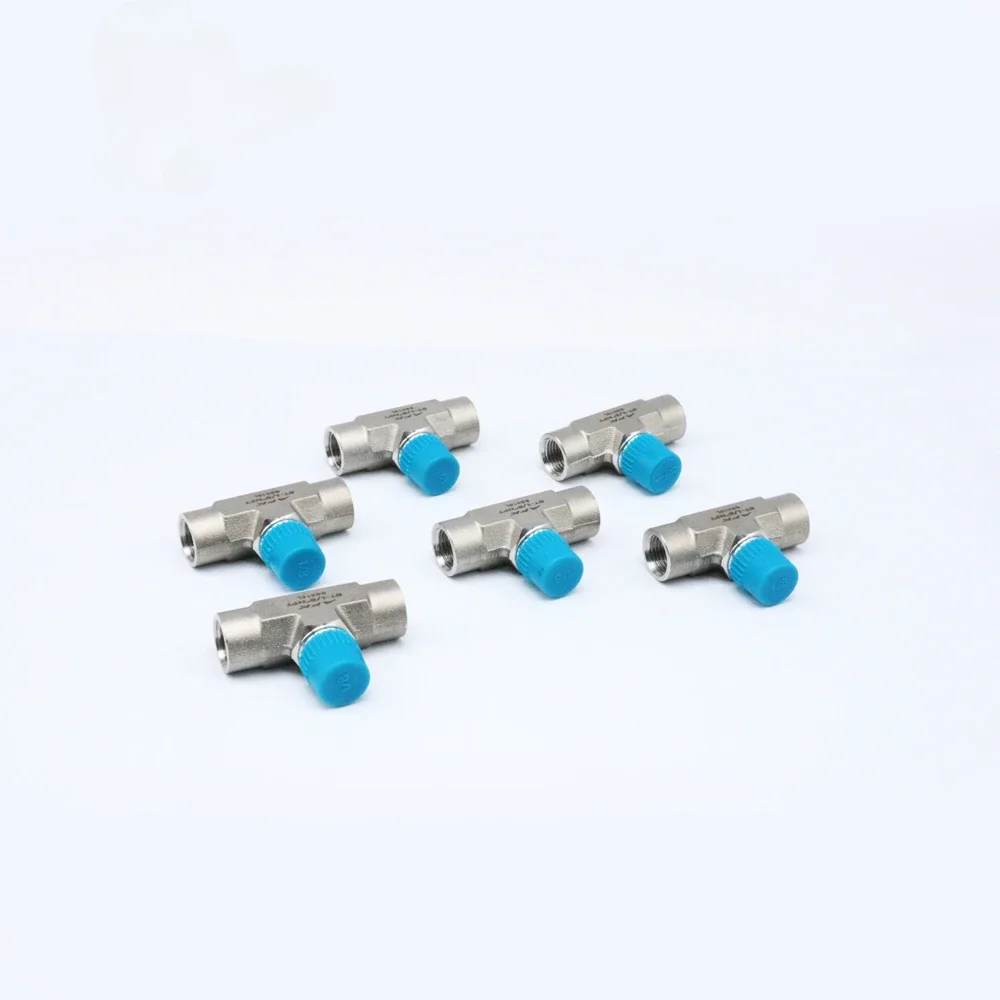 1/8in 1/4in 3/8in 1/2in Stainless steel male to female thread branch tee pipe fittings  tools