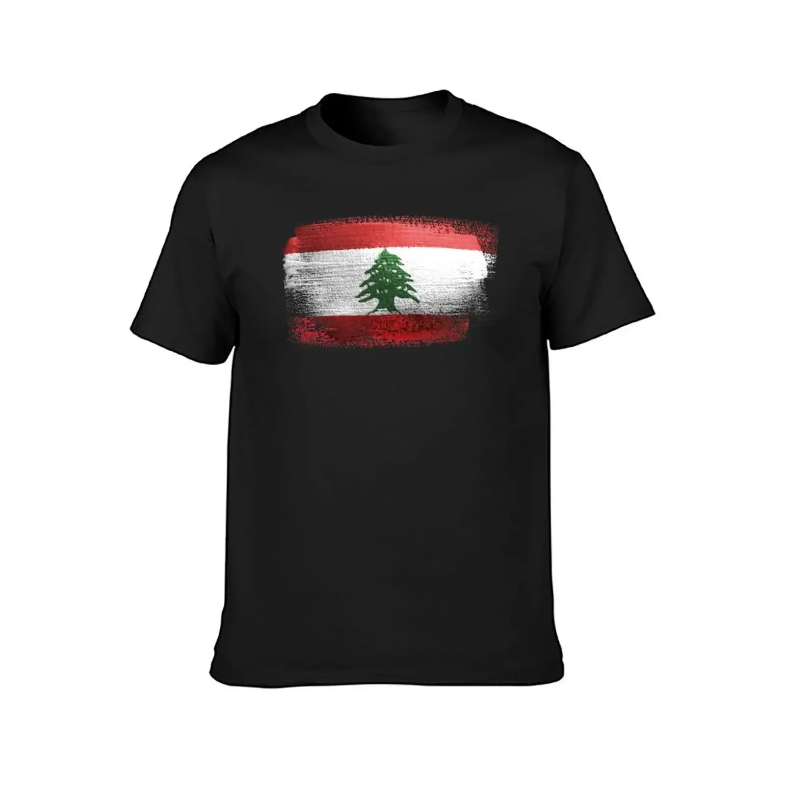 Lebanon T-Shirt Short sleeve tee blue archive graphic t shirts aesthetic clothes black t shirts for men