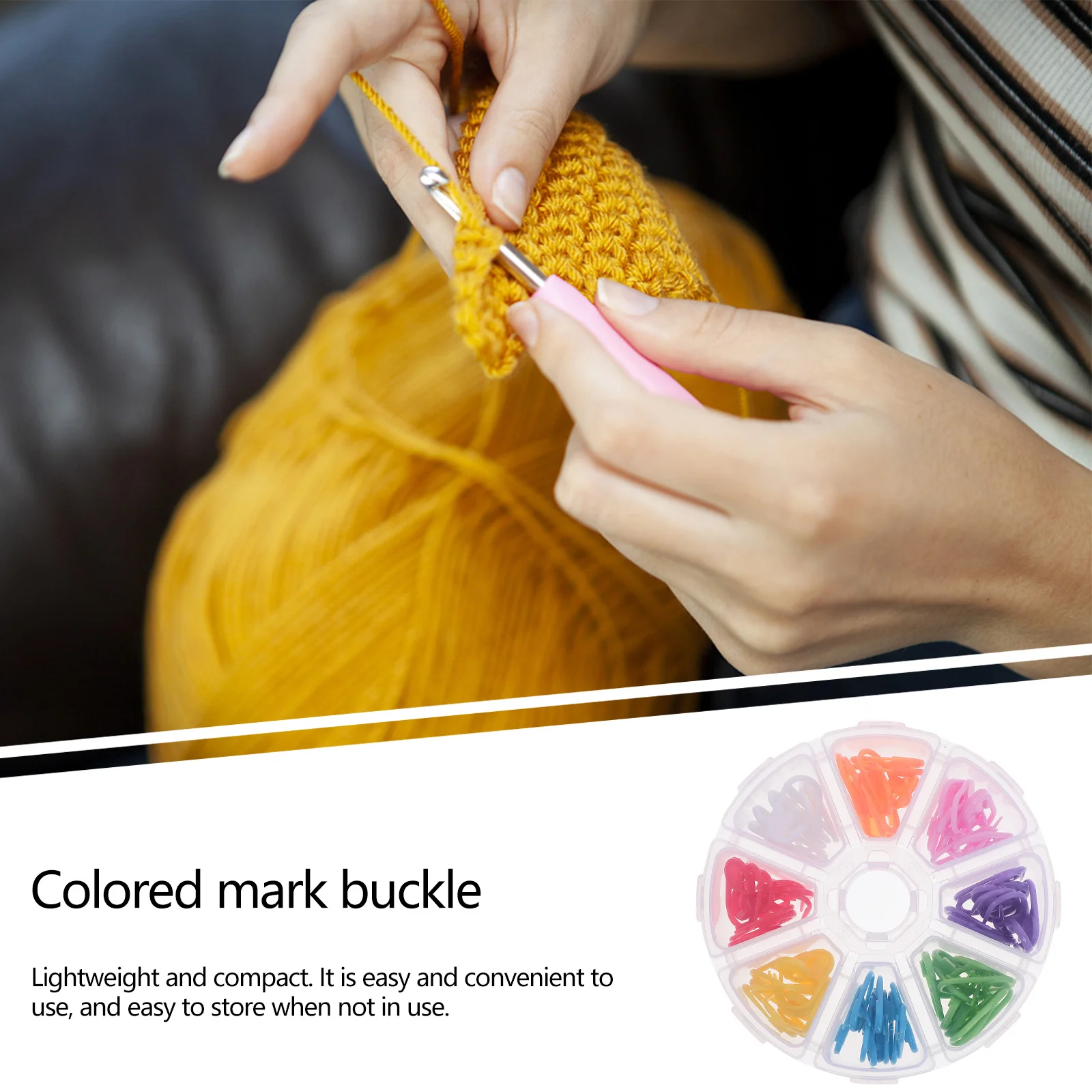 80 قطعة علامات غرزة الحياكة الكروشيه الملونة البلاستيك قفل حلقة الإبر Diy بها بنفسك الحرفية مشروع قبعة وشاح قفازات أدوات خياطة