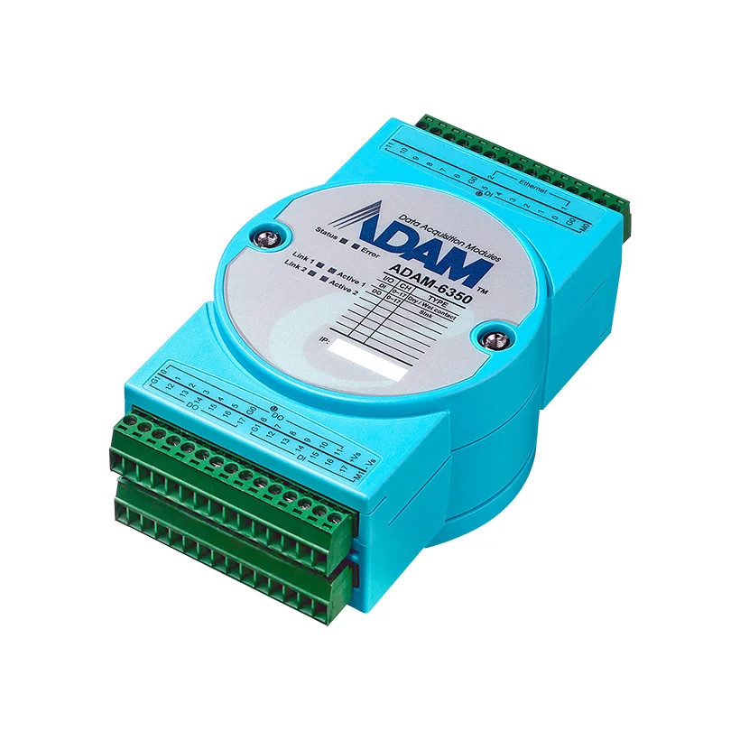 Advantech ADAM 6350 IoT OPC UA Ethernet I/O — модуль удаленного ввода-вывода DI/O