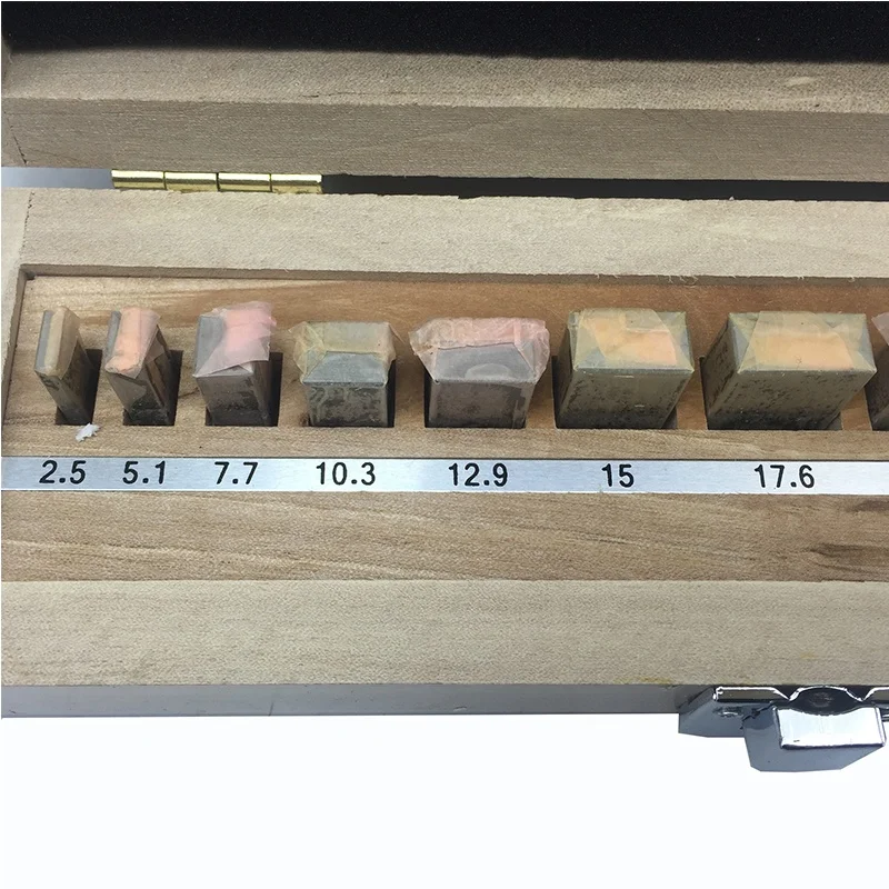 

2.1-25mm 2 Grade 10Pcs/Set of High Precision Measuring Block Set Standard Metric Gauge Measuring Caliper Tools