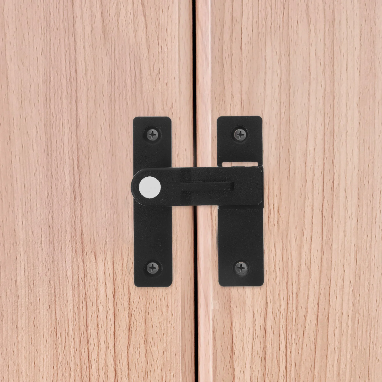 

Sliding Door Latch 180 Degree Zinc Alloy Security Lock for Home Garage Barn Closet French Cabinet Entry Door Latch