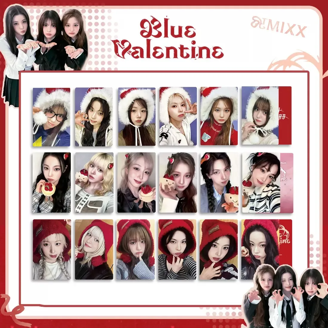 6PCS Kpop Idol NMIXX Album 
