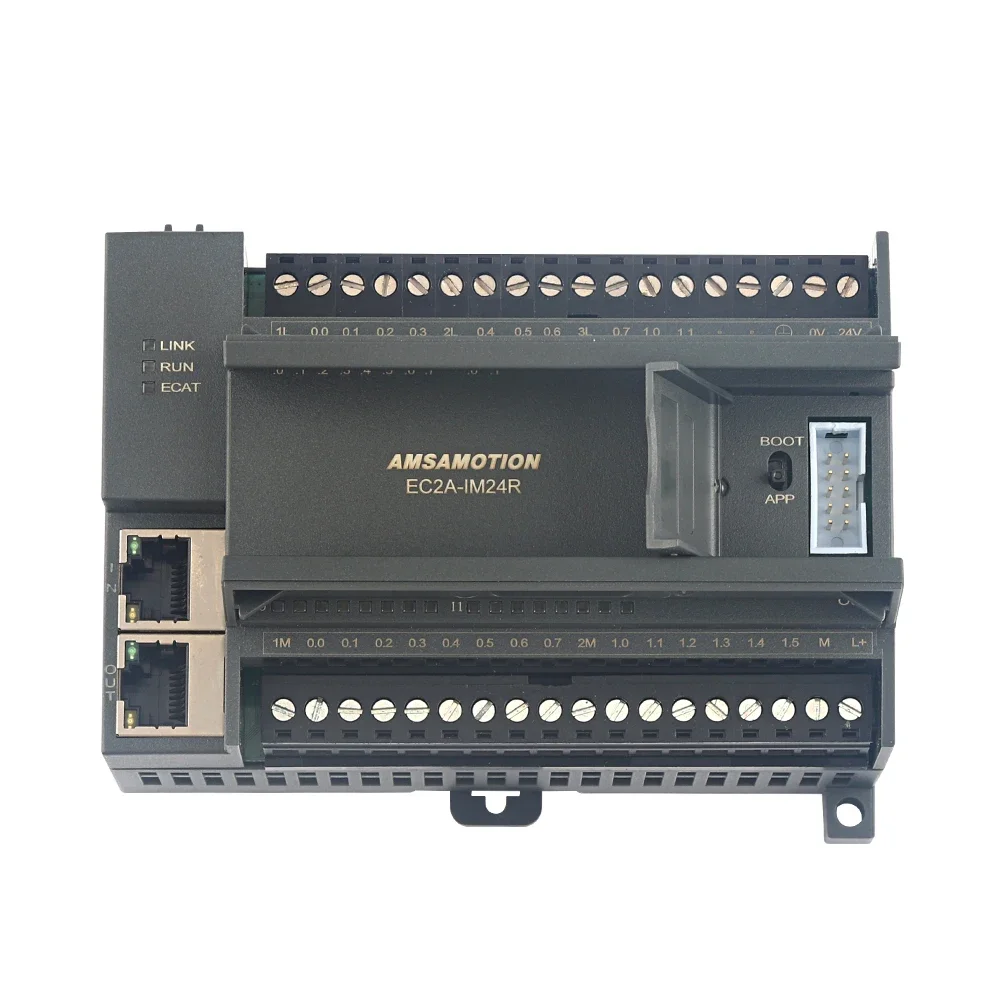 EC2A-IM24R EtherNet Remote IO ProfiBus Module Support EtherNet/IP Protocol 14I 10O 2 Ethernet Ports EC2A-IM24TP