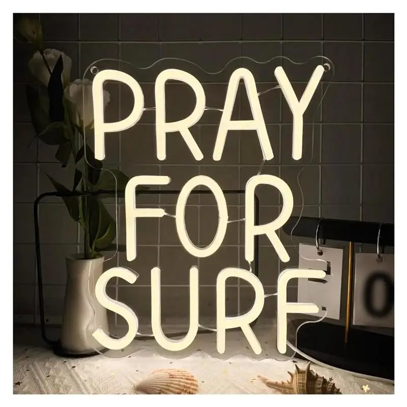 panneaux-neon-«-pray-for-surf-»-pour-decoration-murale-panneau-de-surf-pour-les-amoureux-de-la-plage-et-de-l'ocean-panneaux-lumineux-neon-usb-pour-chambre-de-surfeur-adolescents-30x25cm