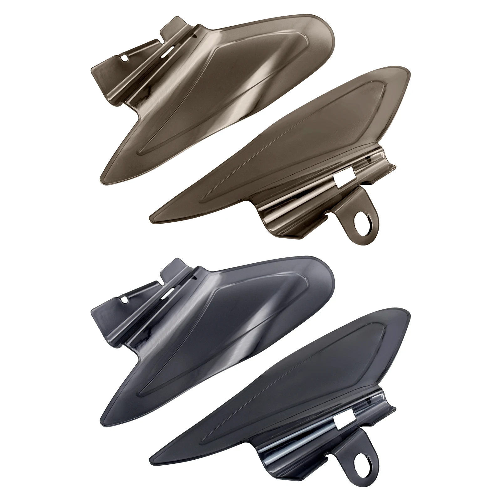 Motorcycle Grey/Smoke Engine Saddle Shields Heat Air Deflectors For Indian Chief Chieftain Vintage Dark Horse Roadmaster 2014-23 view 2