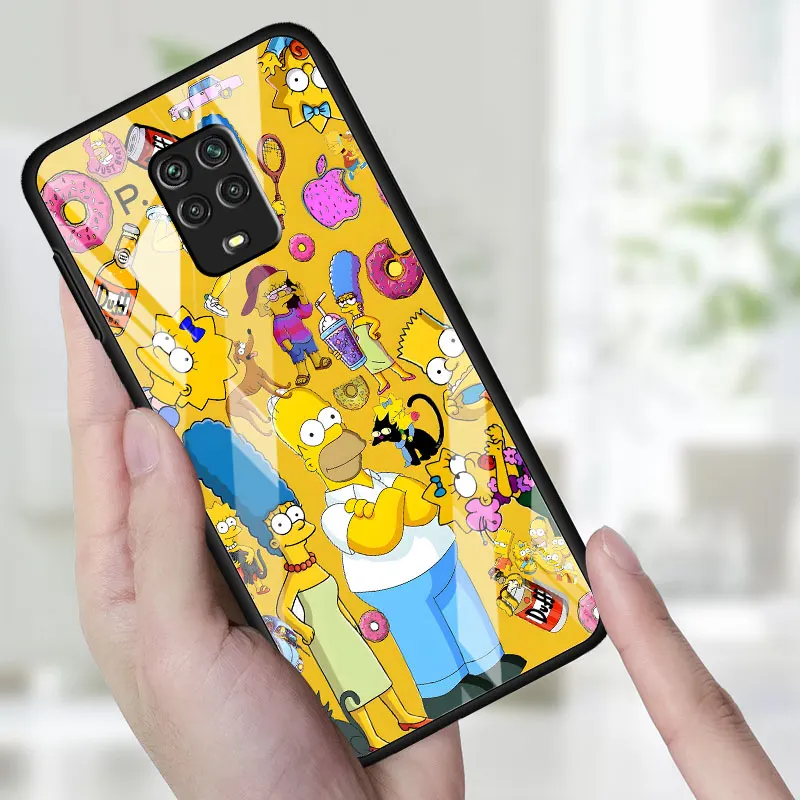 Phone Case for Xiaomi Redmi A7 A5 15 14C 13 14R 15C 12C 12 10X 10 9i 10C 9T 9A The Simpsons Collage Duff Tempered Glass Cover - view 5