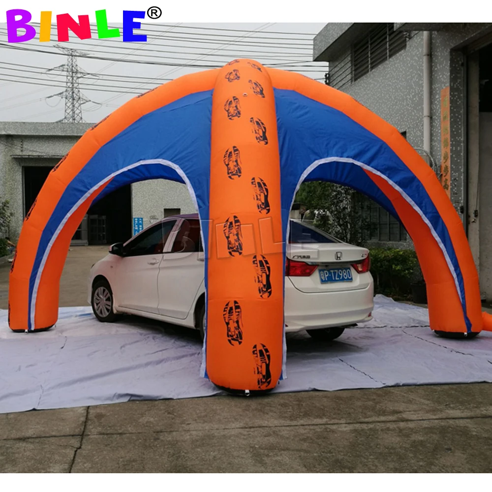 Custom made 6x3m dome shaped inflatable tent for events with 4 removeable walls exhibition inflatable gazebo tent