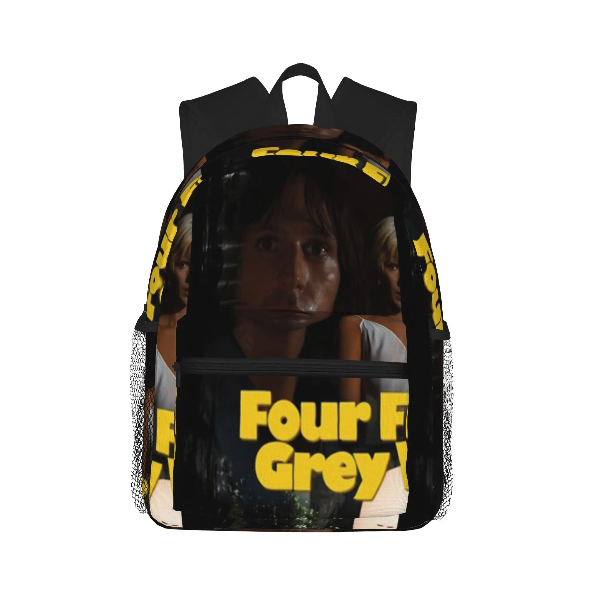 Four Flies on Grey Velvet  Casual Backpack for Students and Adults Backpacks for women