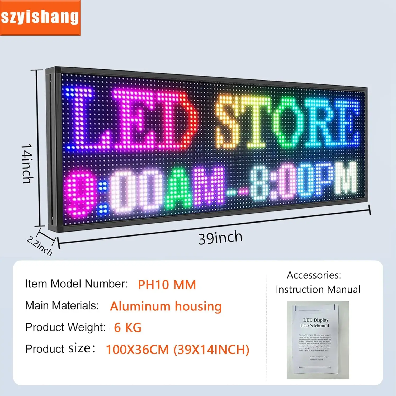 BOTAI P10 Outdoor LED Sign 39