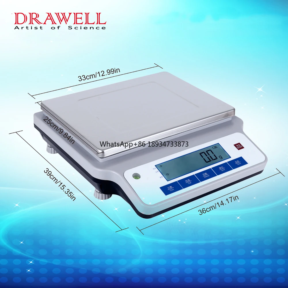 MK40K 1g 40kg Large Capacity Balance Fast Test Weighing Scale Intelligence Calibration Balance