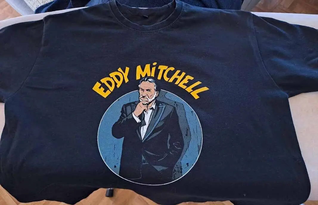 2010 Tour VTG Eddy Mitchell Tee Shirt Classic Black Unisex S-5XL 2C053