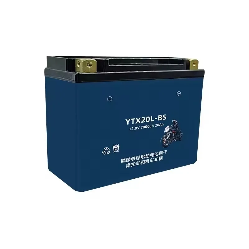 12.8V 4Ah-30Ah Motorcycle Starter Battery LiFePO4 Lithium Battery for Harley Scooters & Underbone Motorcycles Intelligent & Safe